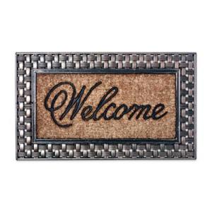 Basketweave door mat  