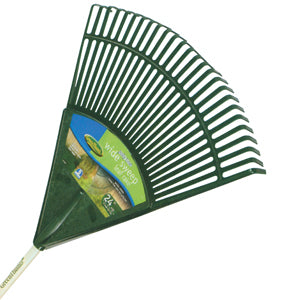 Green Thumb Polyethylene 24 in. Lawn &amp; Leaf Rake